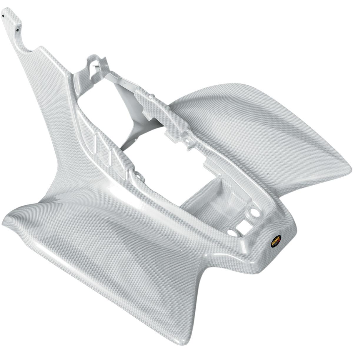 Rear Fender - White Carbon Fiber