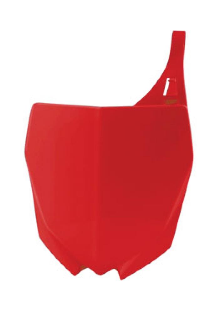 Front Number Plate - Red