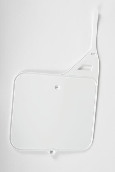 Front Number Plate - White