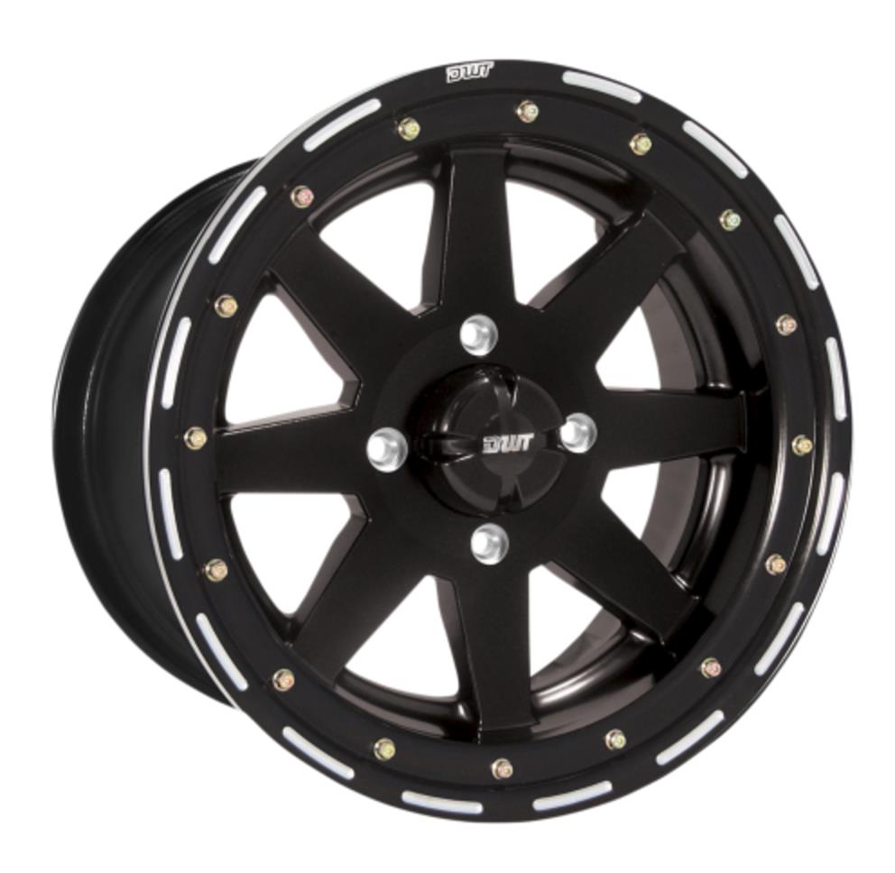 Star Fighter Front/Rear Wheel - 14x7 - 4+3 Offset - 4/136 - Black