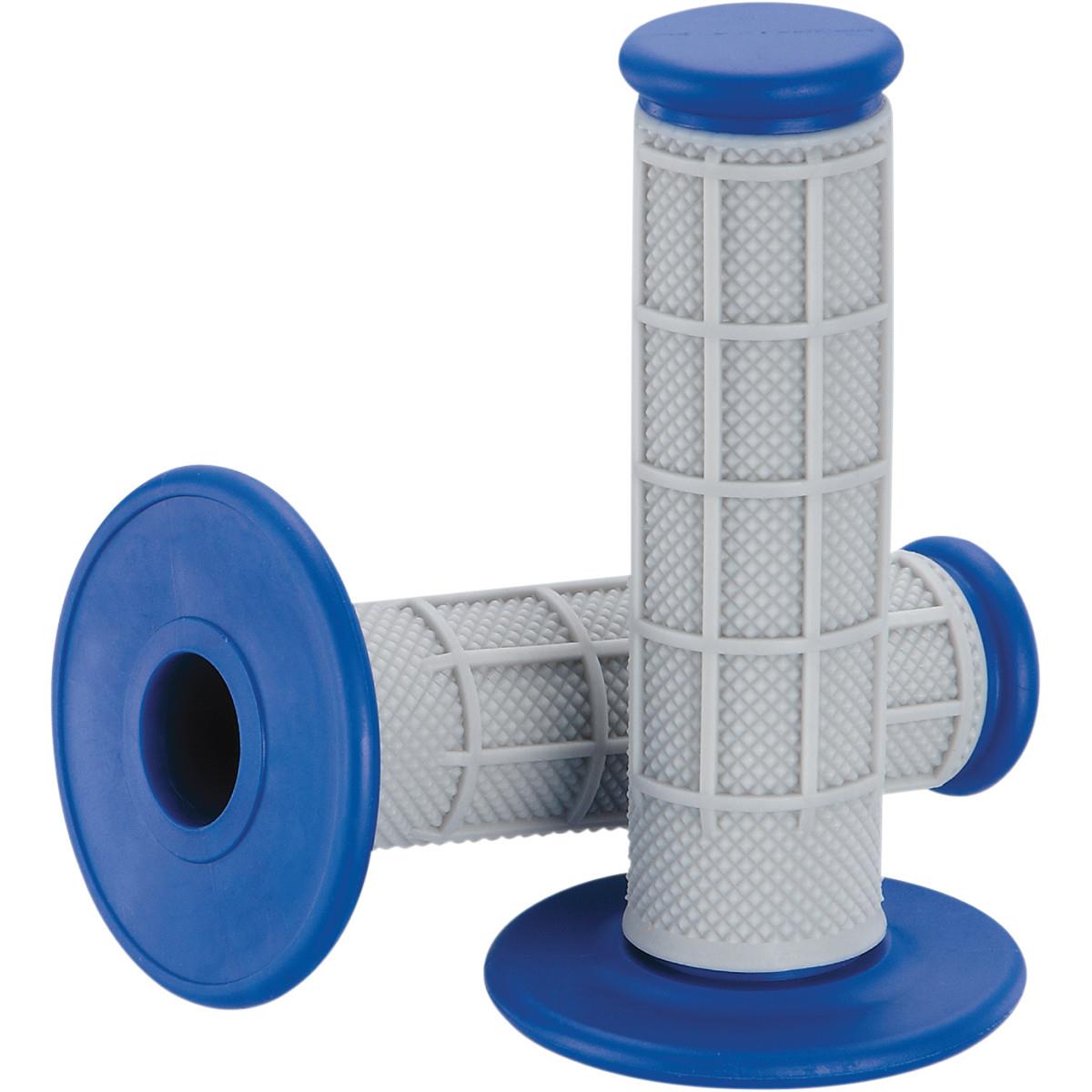 Qualifier Half Waffle Grips - Gray/Blue