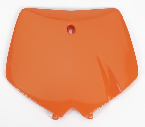 Front Number Plate - Orange