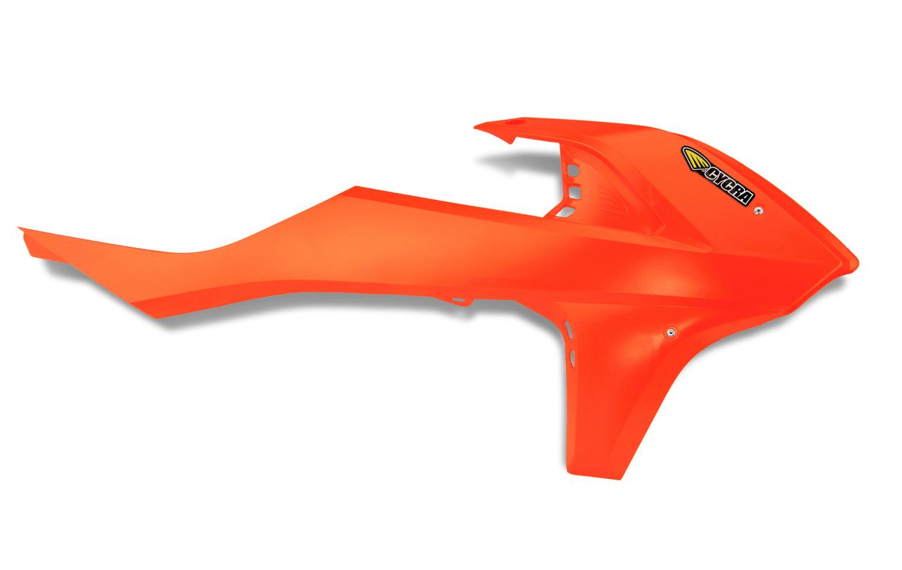 Powerflow Intake Radiator Shrouds - OEM Orange