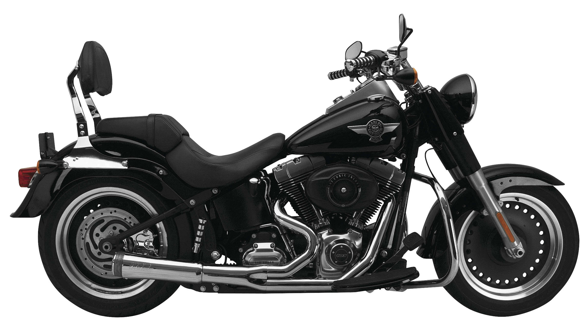 Fat Shot 2-Into-1 Exhaust System - Chrome