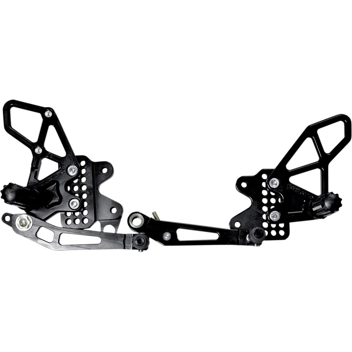 Adjustable Rear Set - Black
