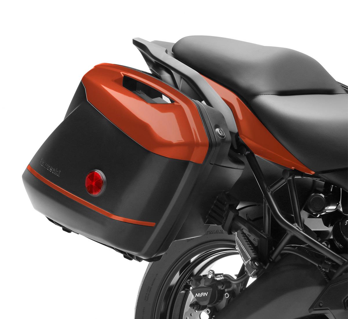 KQR Hard Saddlebag Color Panel Set - 28L. - Candy Matte Orange