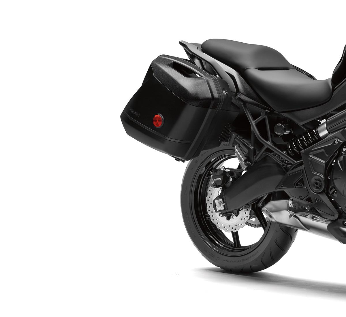 KQR Hard Saddlebag Color Panel Set - 28L. - Metallic Matte Carbon Gray