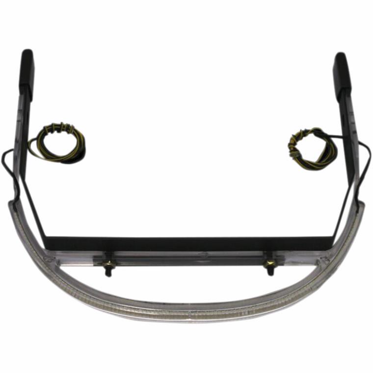 180mm V-Rod Rear LED Turn Signal Kit - Red LED w/ Clear Lens