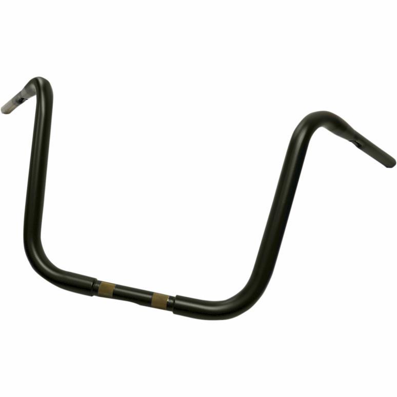 1-1/4in. Buffalo Ape Hanger Handlebar - 12.5in. - Flat Black