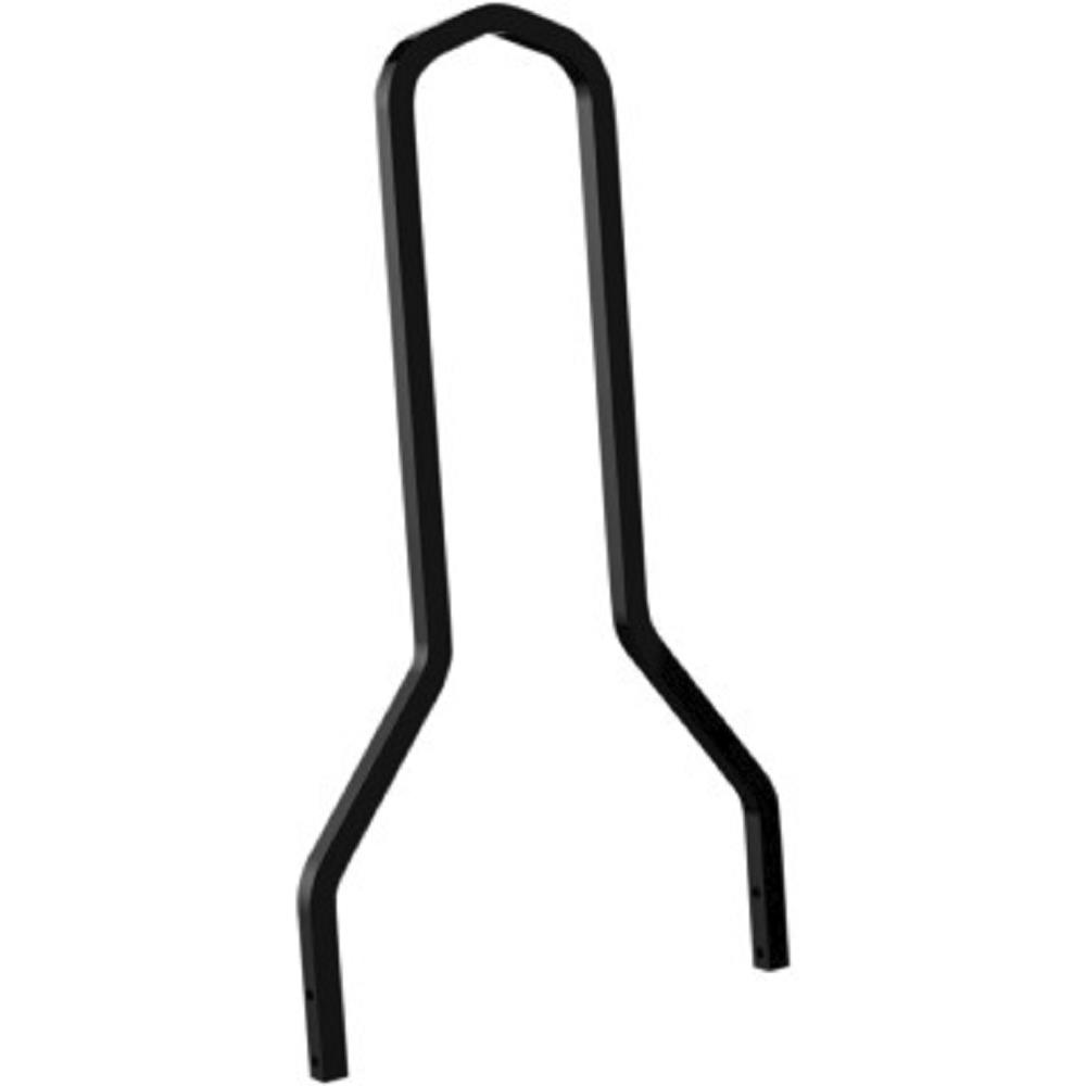 Square Sissy Bar - Tall - 12.5in. - Black