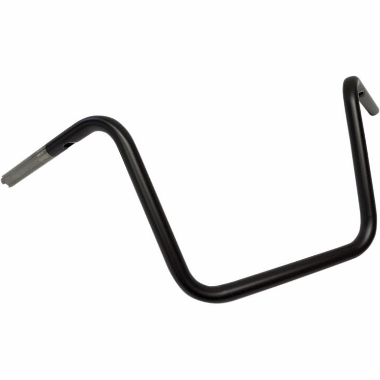 1in. Touring Ape Hanger Handlebar - 12in. - Flat Black