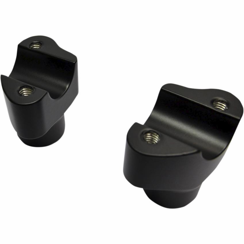 Buffalo Straight Risers - 1.5in. Tall - Flat Black