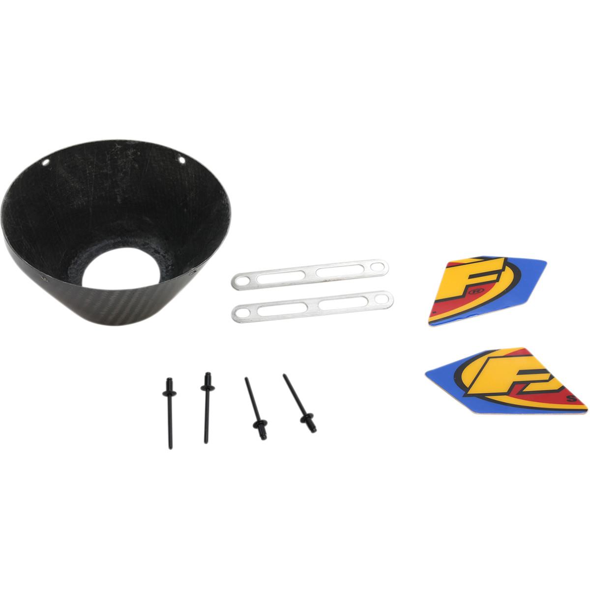 Dual RCT End Cap Kit - Left - Carbon Fiber