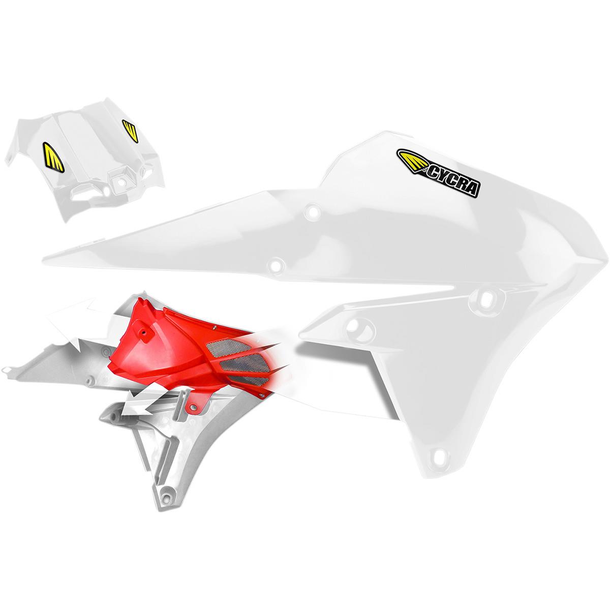Powerflow Intake Radiator Shrouds - White