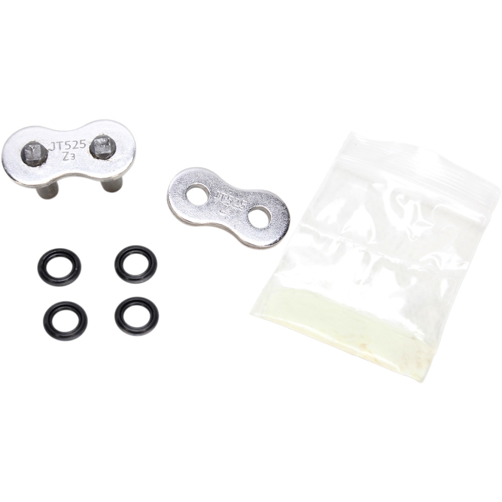 Rivet Connecting Link for 525 Z3 Heavy Duty X-Ring Sealed Drive Chain - Nickel