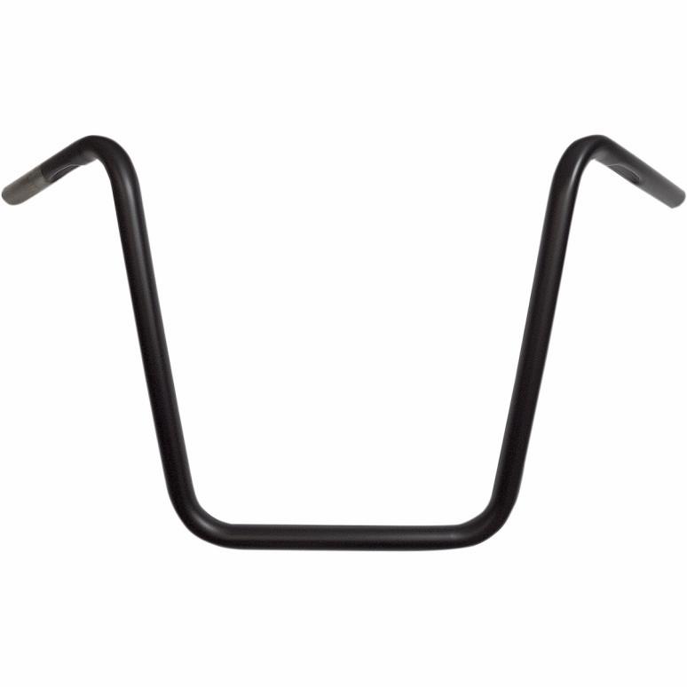 1in. Ape Hanger Handlebar - 16in. - Flat Black