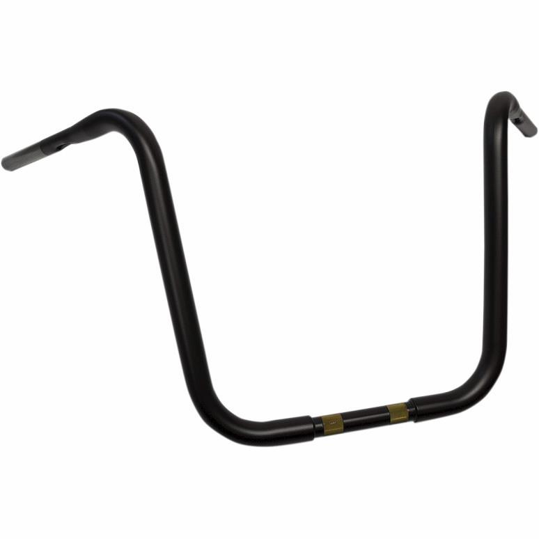 1-1/4in. Buffalo Ape Hanger Handlebar - 16in. - Flat Black