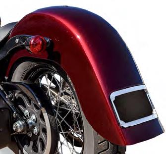 Smooth Rear Fender - 4in. Stretched