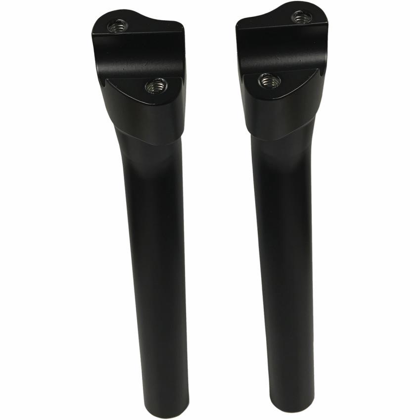 Buffalo Pullback Risers - 9.5in. Tall - Flat Black