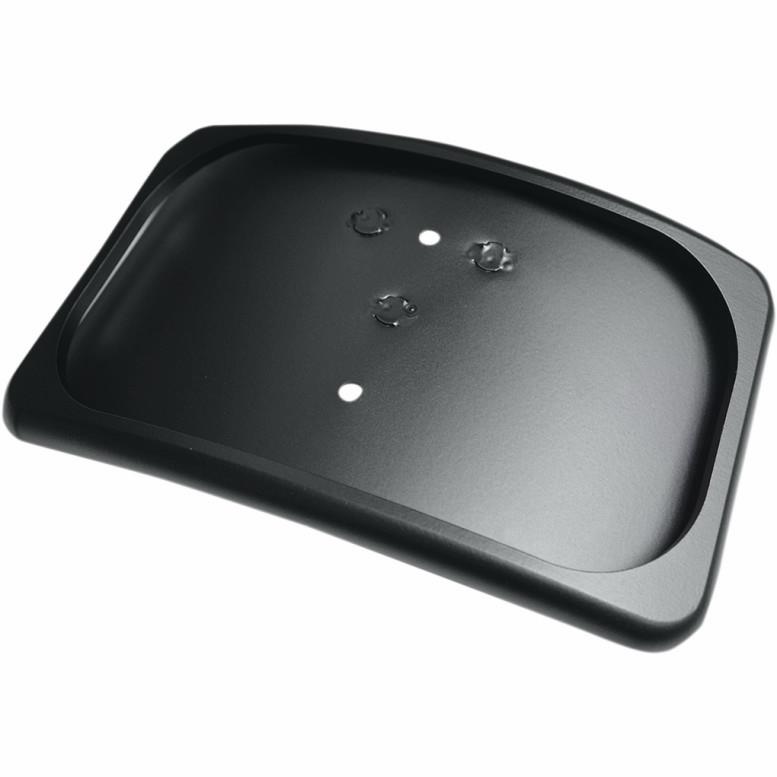 Three-Bolt Style Small Radius License Plate Mount - Flat Black