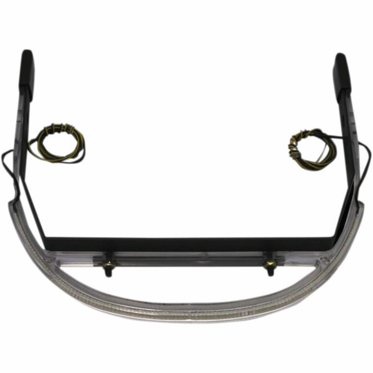 240mm V-Rod Rear LED Turn Signal Kit - Amber LED w/ Clear Lens