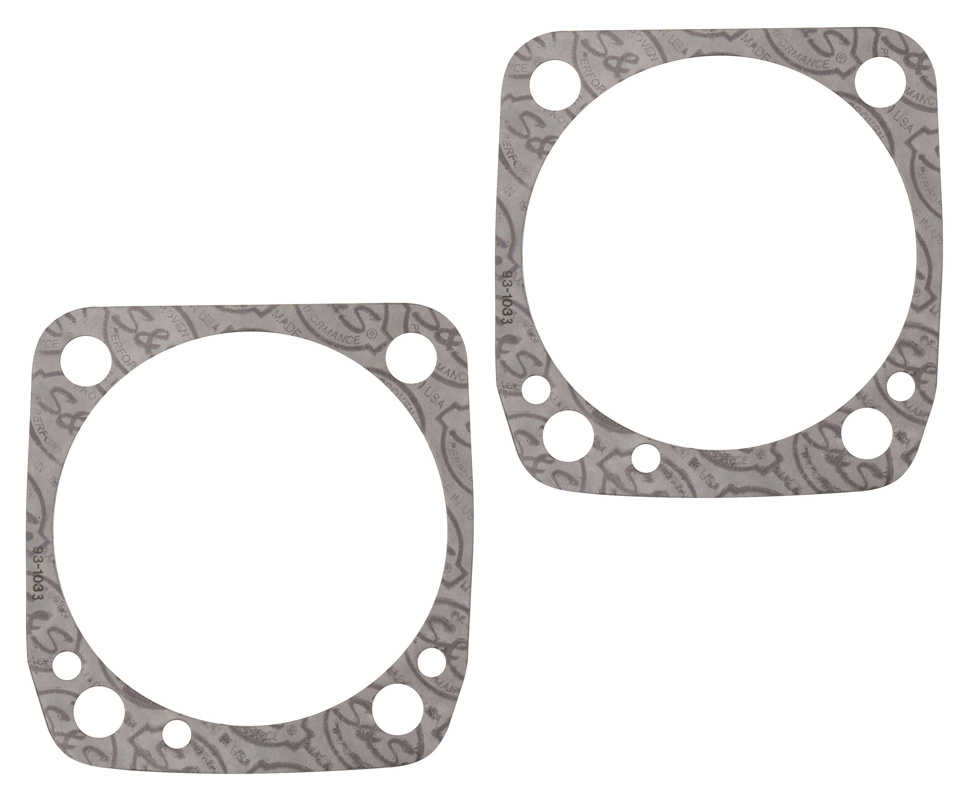 Base Gaskets - S&S 3.625in. Bore - .018in. Thick Graphite