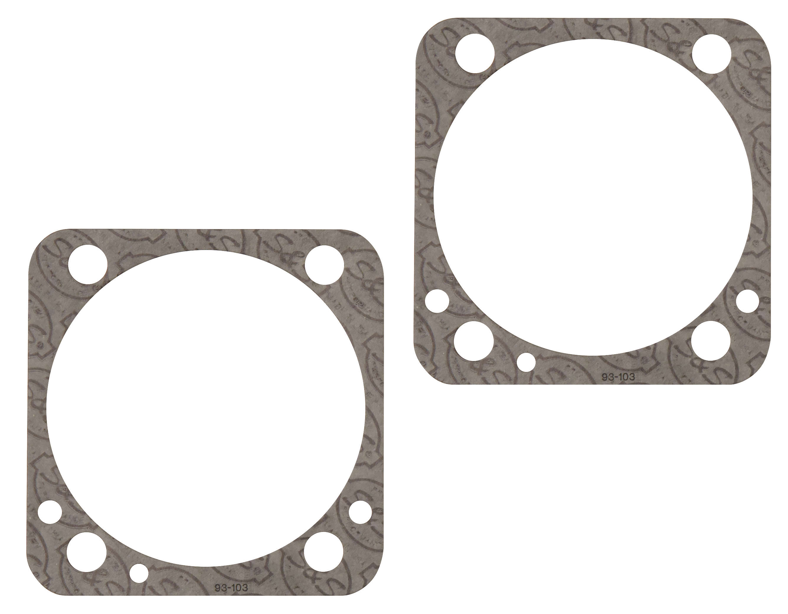 Base Gaskets - 4in. Bore - .018in. Thick Graphite - Pair