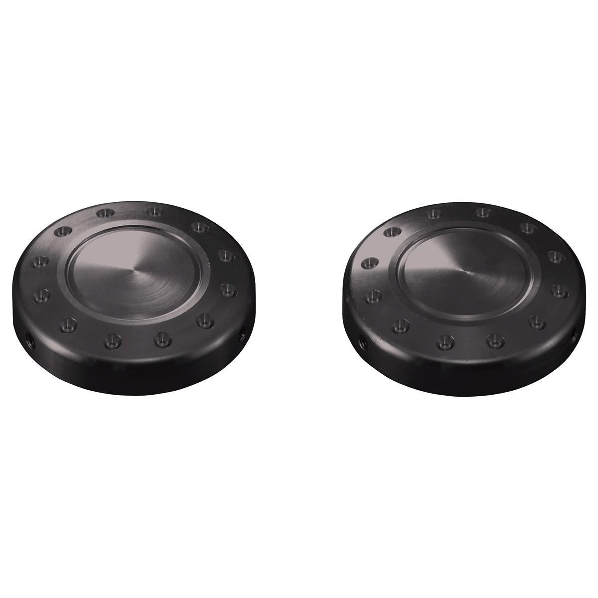 Fork Cap Covers - Gunmetal