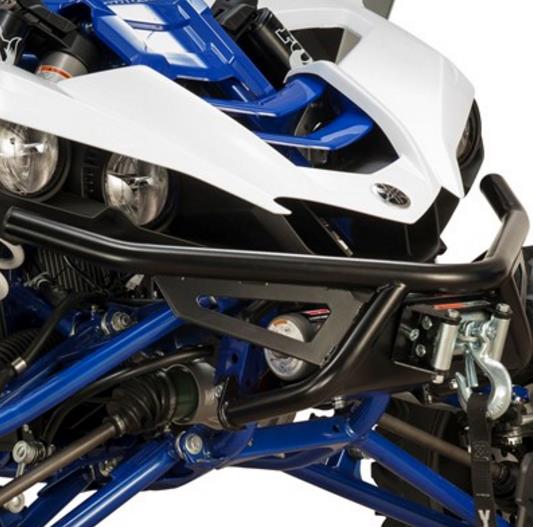 Desert Front Grab Bar with Winch Plate - Black