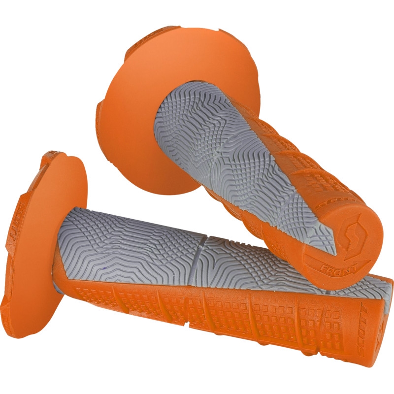 Deuce MX Grips - Orange/Gray