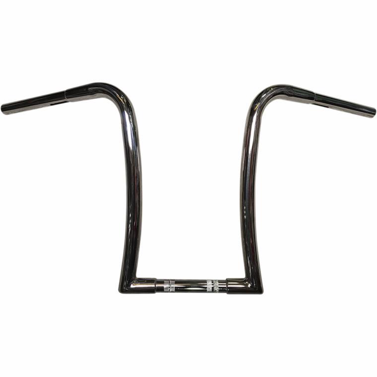 1-1/4in. Pudgy Gimp Hanger Handlebar - 12in. End Rise - Black