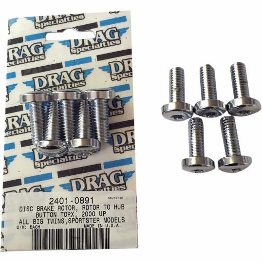 Rear Disc Brake Mounting Kit - Chrome