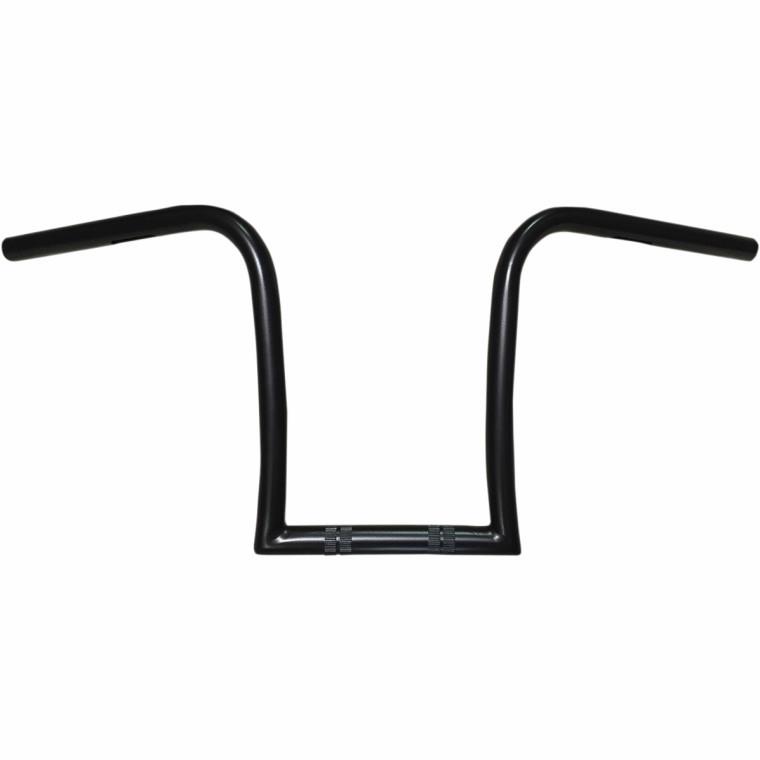 1in. Midget Gimp Handlebar - 16in. End Rise - Black
