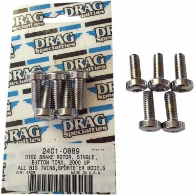 Front Disc Brake Mounting Kit - Chrome