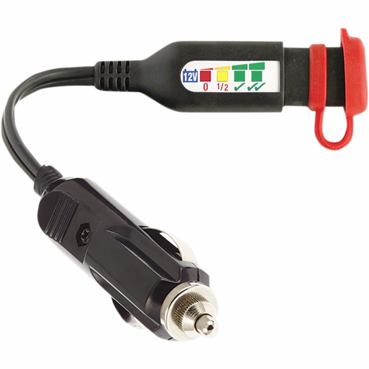 12V Battery Connector w/ Auto Plug and SAE Connector Ends - 10in. L