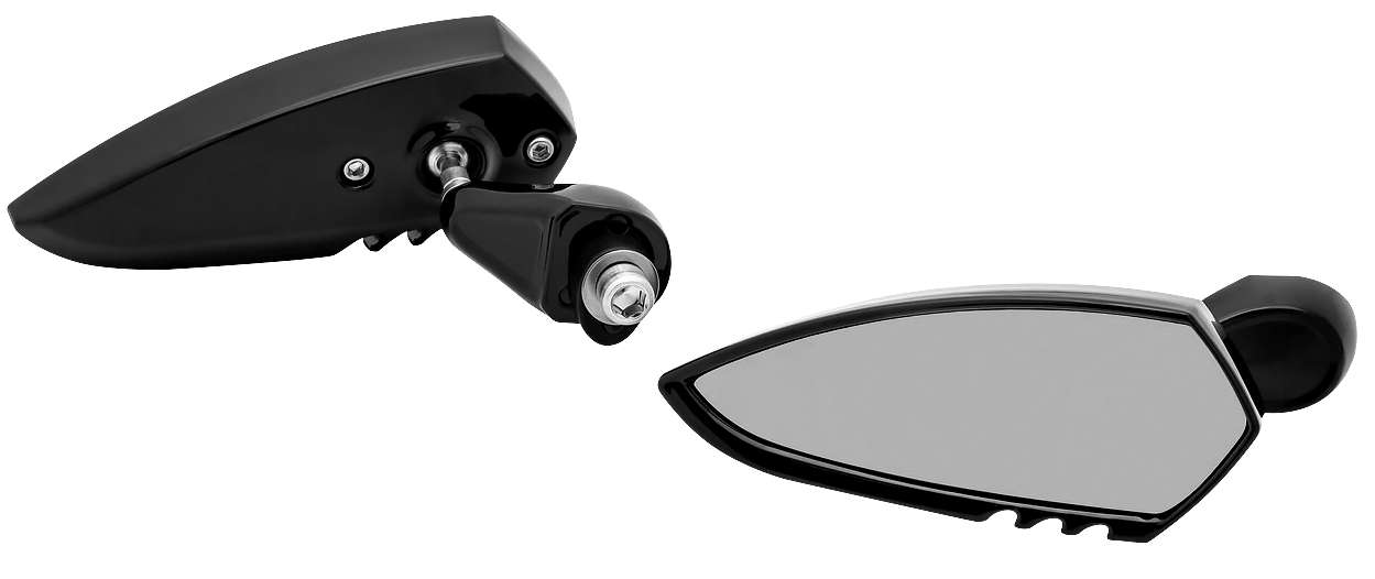 Fairing Mounted Scythe Mirrors - Black