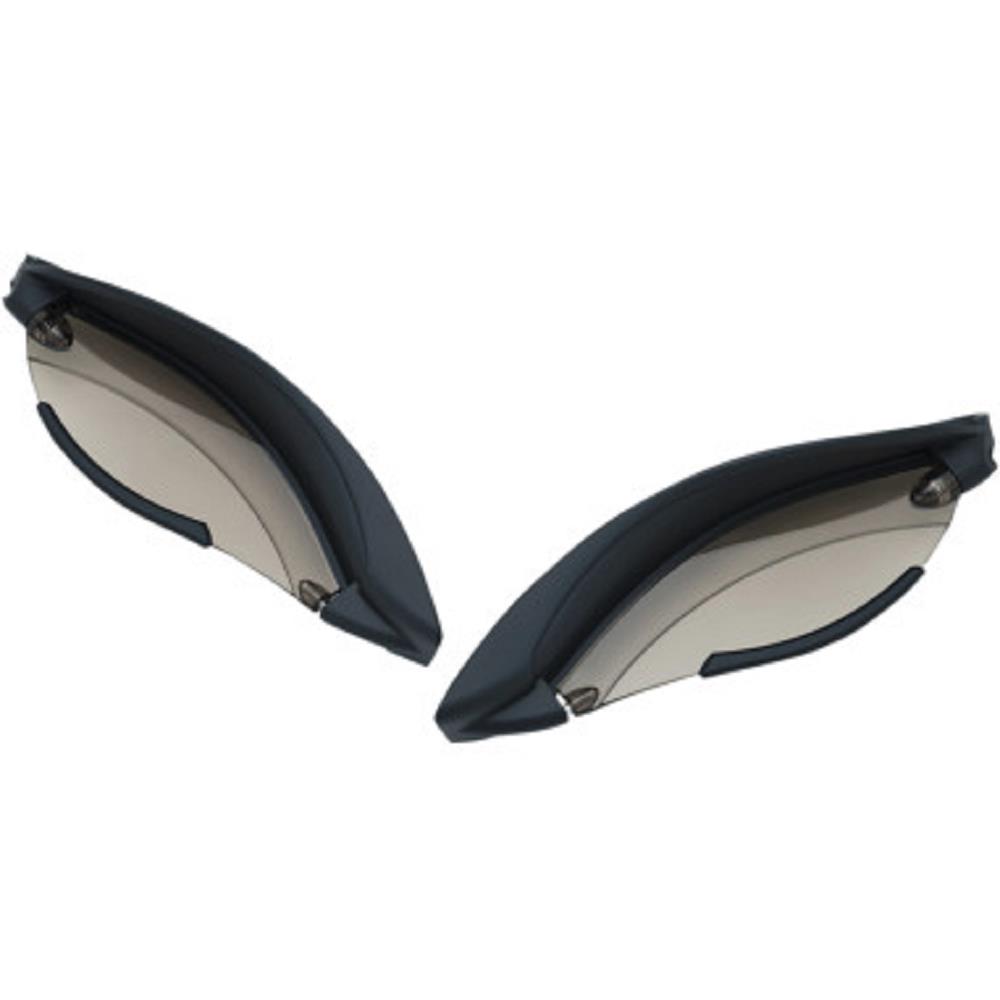 Adjustable Fairing Air Deflectors - Black Mounts