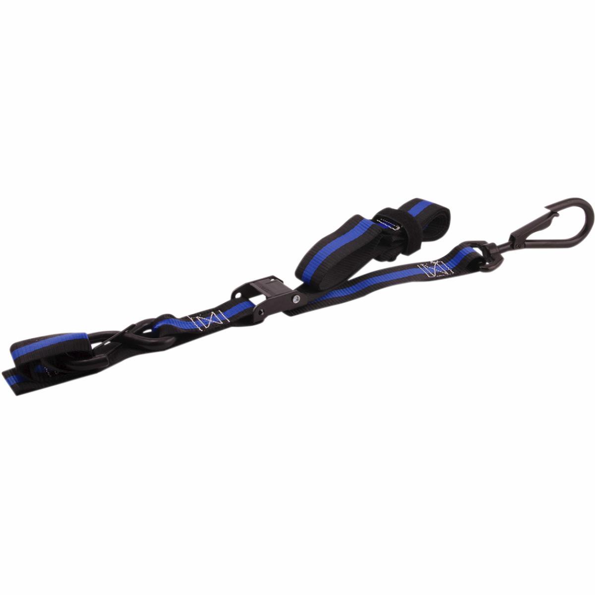 1.5in. x 7ft. Cam Lock Tie-Downs - Blue/Black