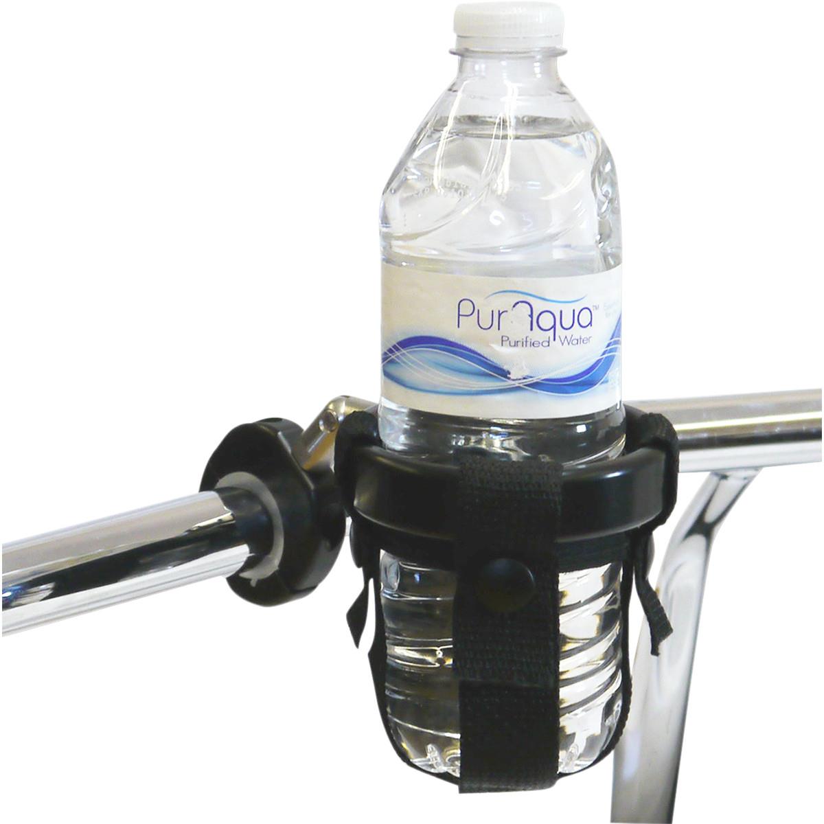 RoadRunner PLUS Drink Holder w/Ultra Snap Drink Holder - 1in. thru 1-1/4in. Handlebar - Black