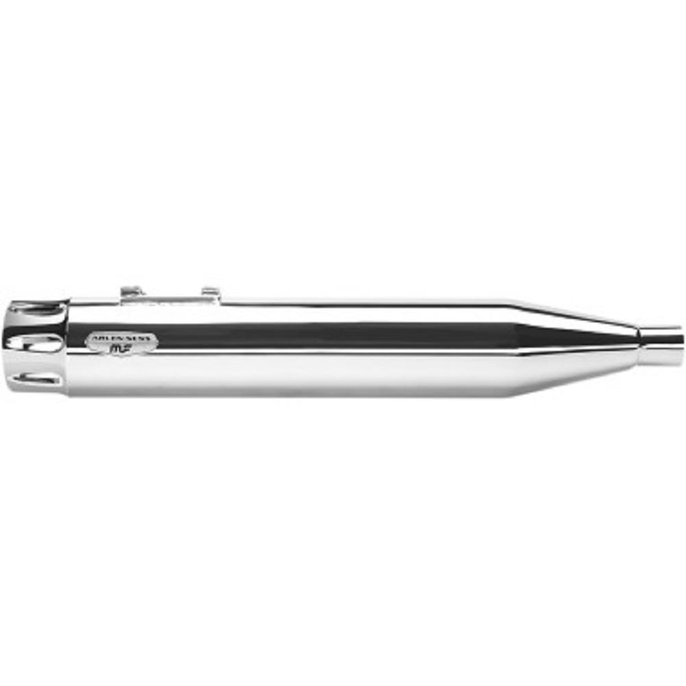 Deep Cut 4in. Slip-Ons - Chrome with Chrome End Cap