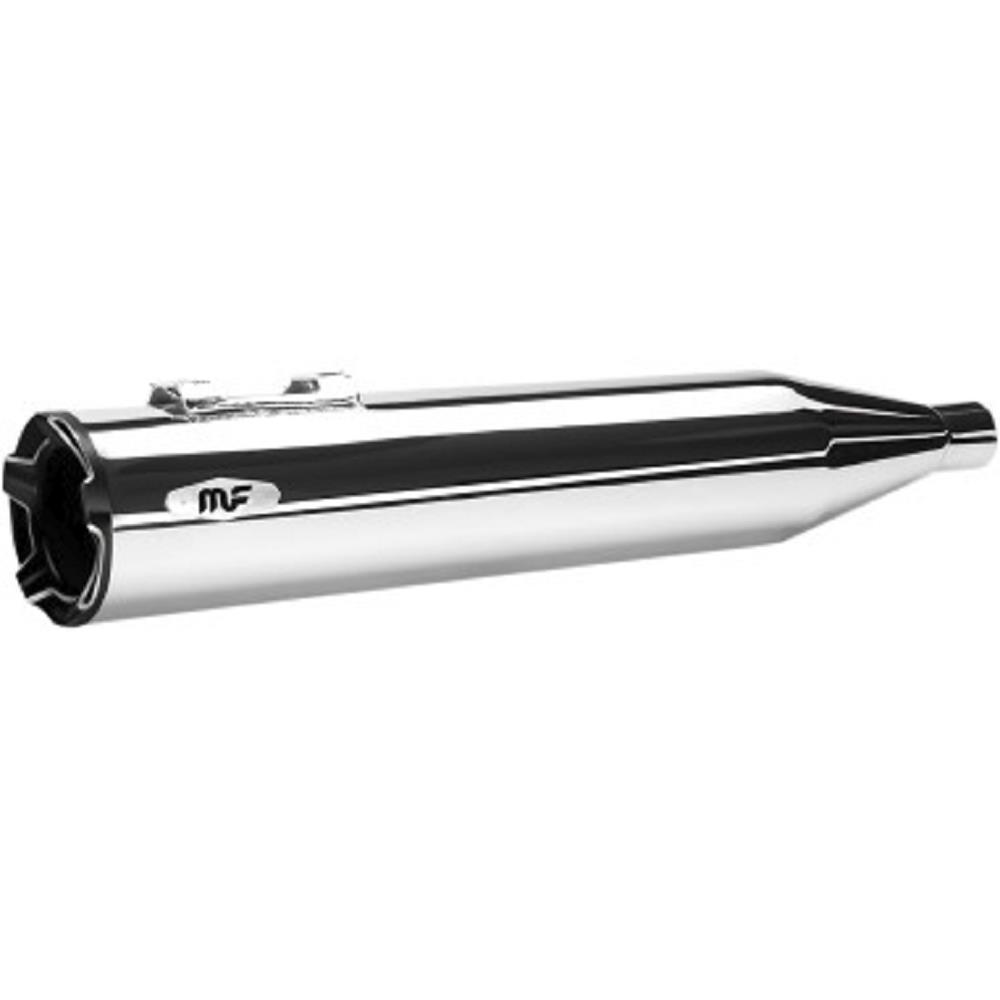 Impact 4 1/2in. Slip-On - Chrome with Gloss Black End Cap