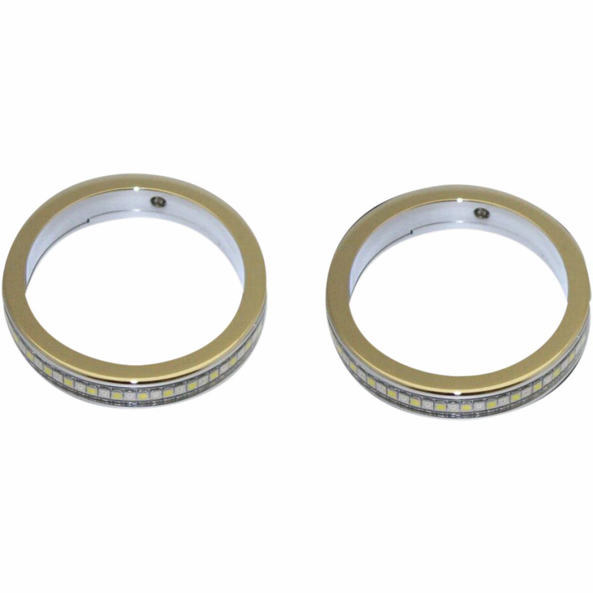 Turn Signals with Daytime Running Lights - 39mm - Chrome