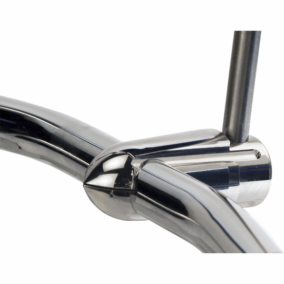 Flag Mount with USA Flag for .765in. Horizontal Round Bar - 9in. Pole, 6in. x 9in. Flag