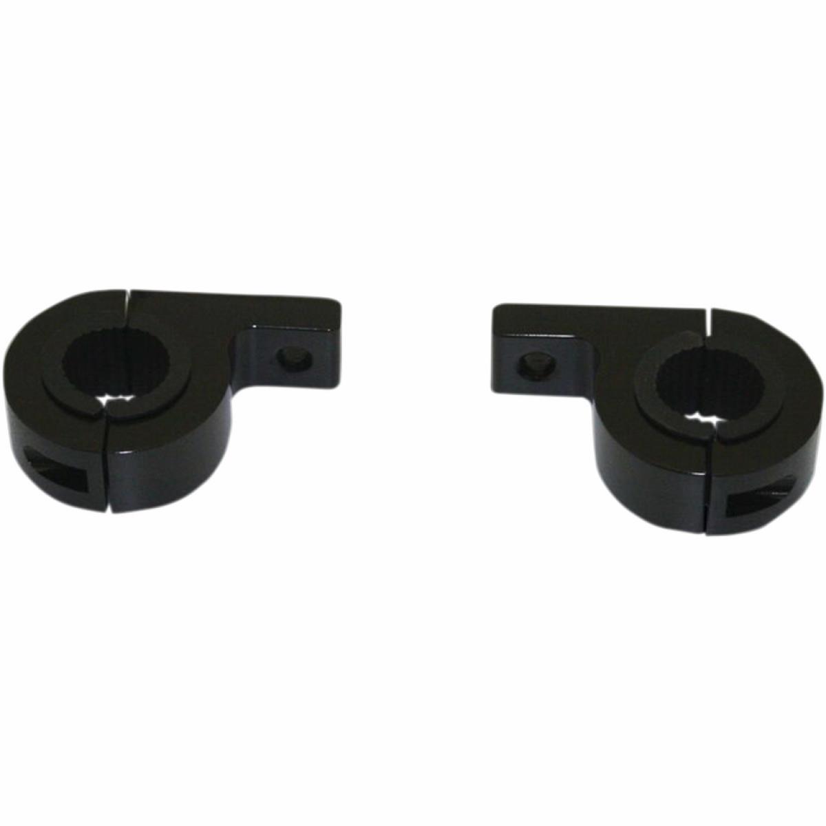 Tube Clamps for LED Billet Bullets - 1.25in. - Black