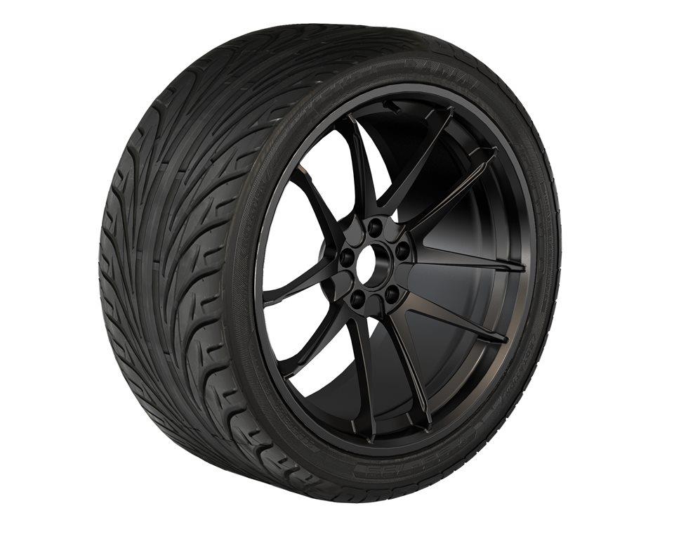 305MM Wide Rear Tire and Wheel Kit