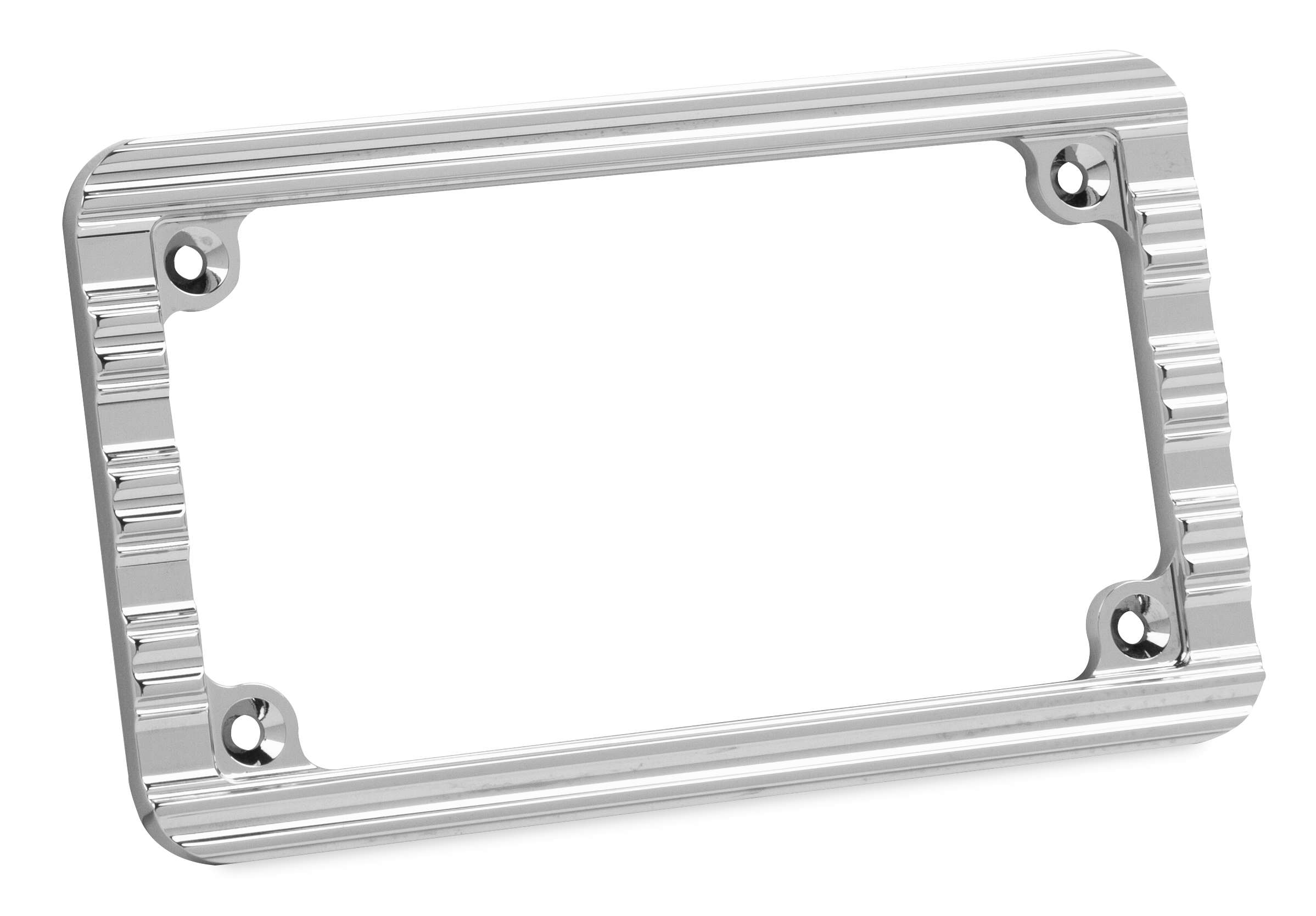 10-Gauge License Plate Frame - Chrome