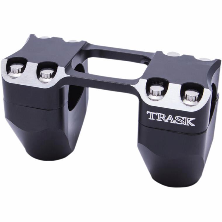 Assault Risers for 1-1/4in. Handlebars - 6in. - Black Reverse Cut