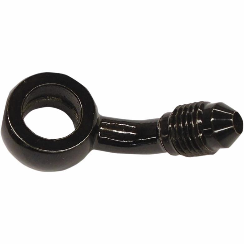 10mm Banjo X AN-3 Brake Line Fitting - 45 Deg. - Black