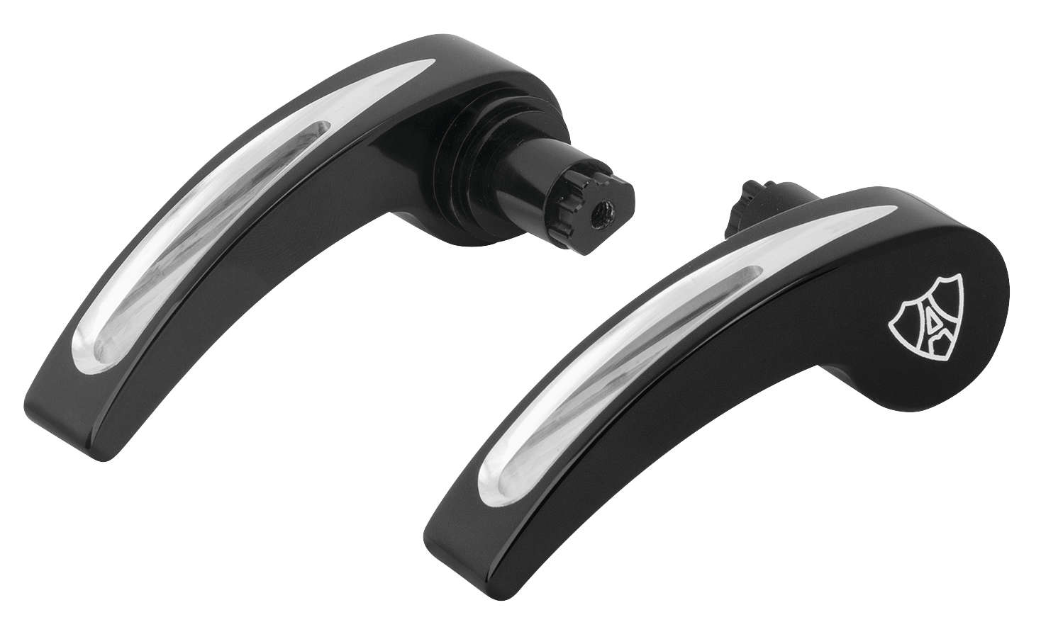 Saddlebag Latch Levers - Deep Cut - Black