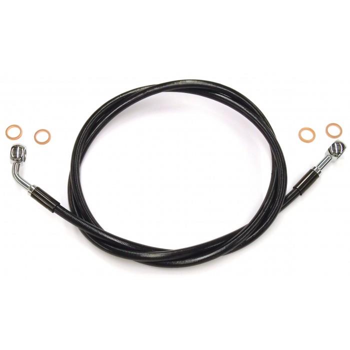 Black Coated XR Stainless Front Brakeline Kit - 36in. Total Length
